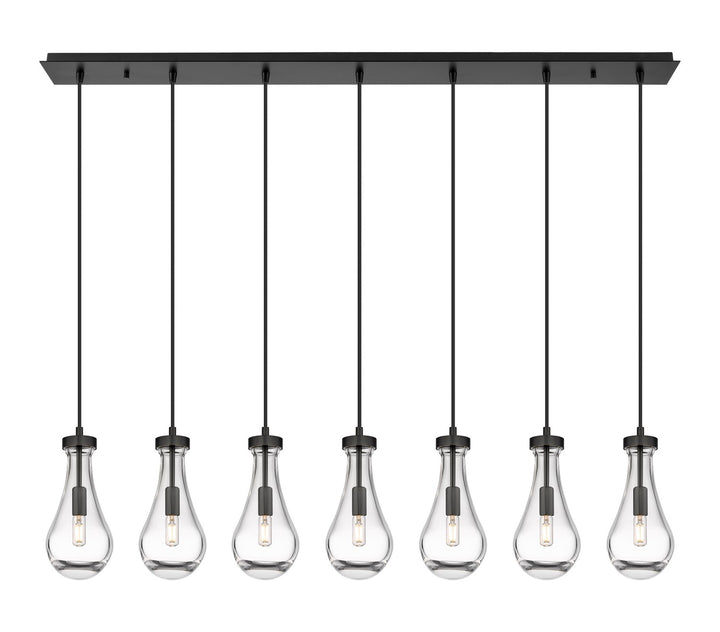 Innovations Downtown Urban 127-451-1P-BK-G451-5CL Pendant Light - Matte Black