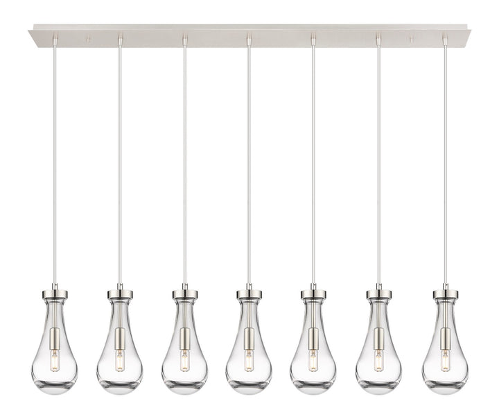 Innovations Downtown Urban 127-451-1P-PN-G451-5CL Pendant Light - Polished Nickel