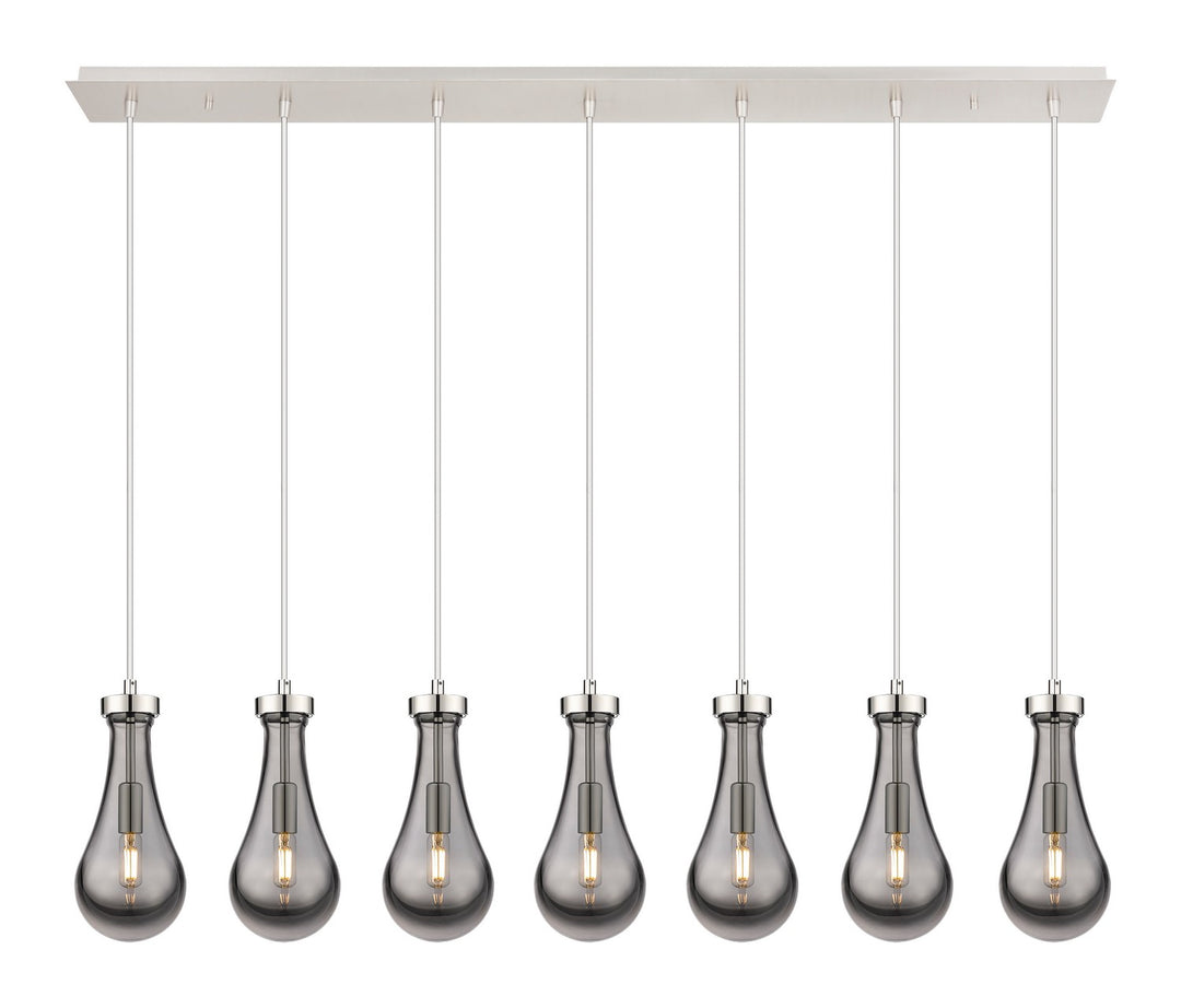 Innovations Downtown Urban 127-451-1P-PN-G451-5SM Pendant Light - Polished Nickel