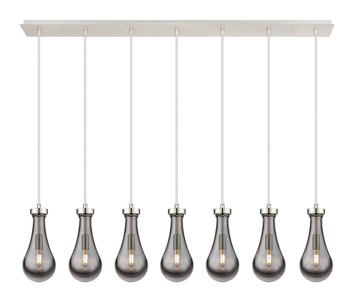 Innovations Downtown Urban 127-451-1P-PN-G451-5SM Pendant Light - Polished Nickel