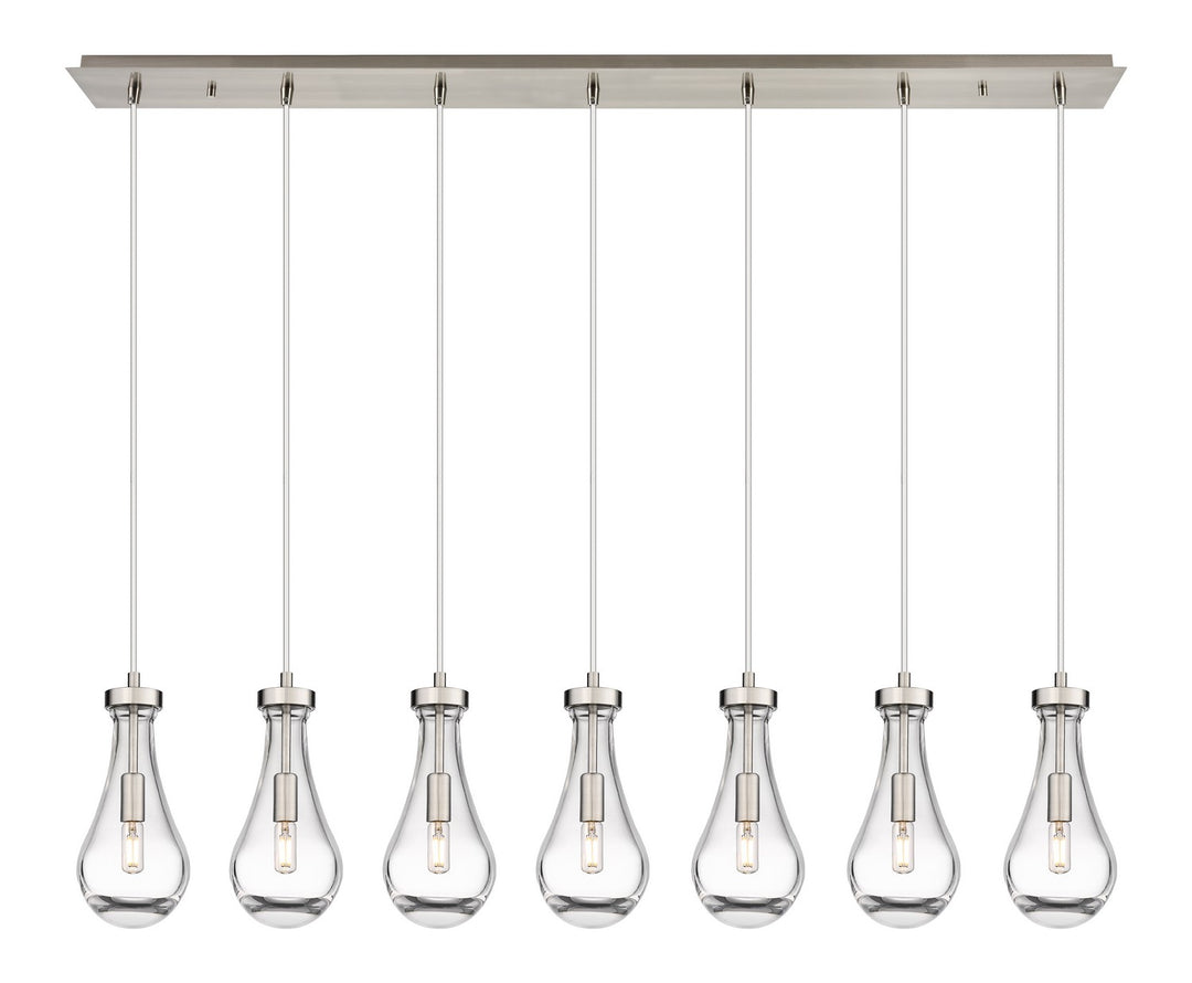 Innovations Downtown Urban 127-451-1P-SN-G451-5CL Pendant Light - Brushed Satin Nickel