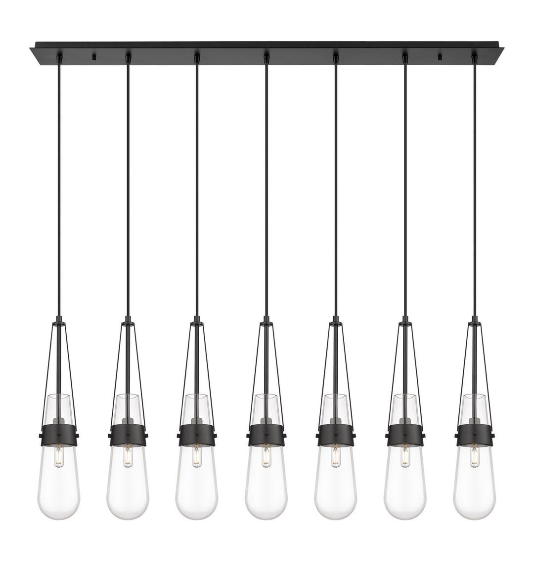 Innovations Downtown Urban 127-452-1P-BK-G452-4CL Pendant Light - Matte Black