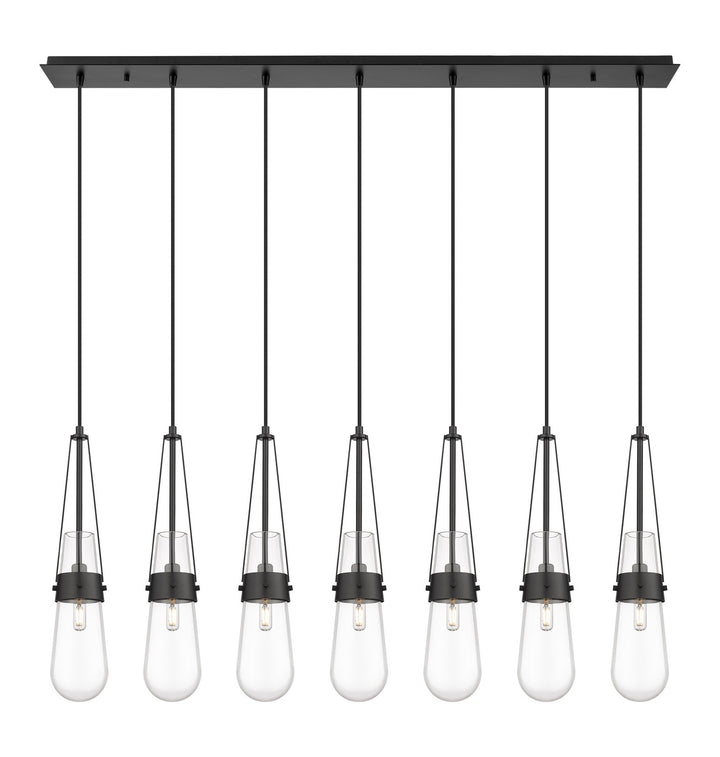 Innovations Downtown Urban 127-452-1P-BK-G452-4CL Pendant Light - Matte Black