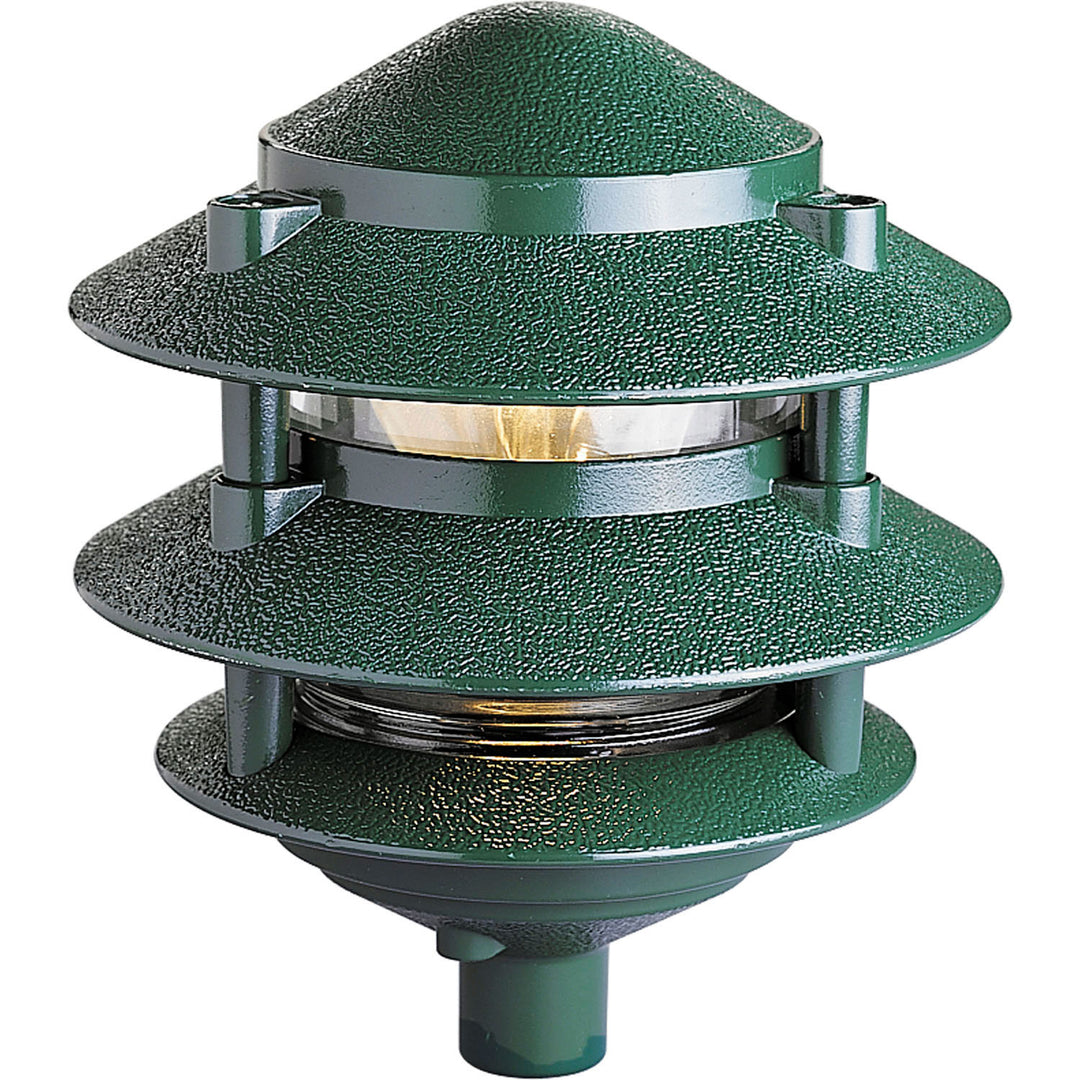 Progress Lighting P5204-38 Pagoda One Light Path Light Landscape Light Verde