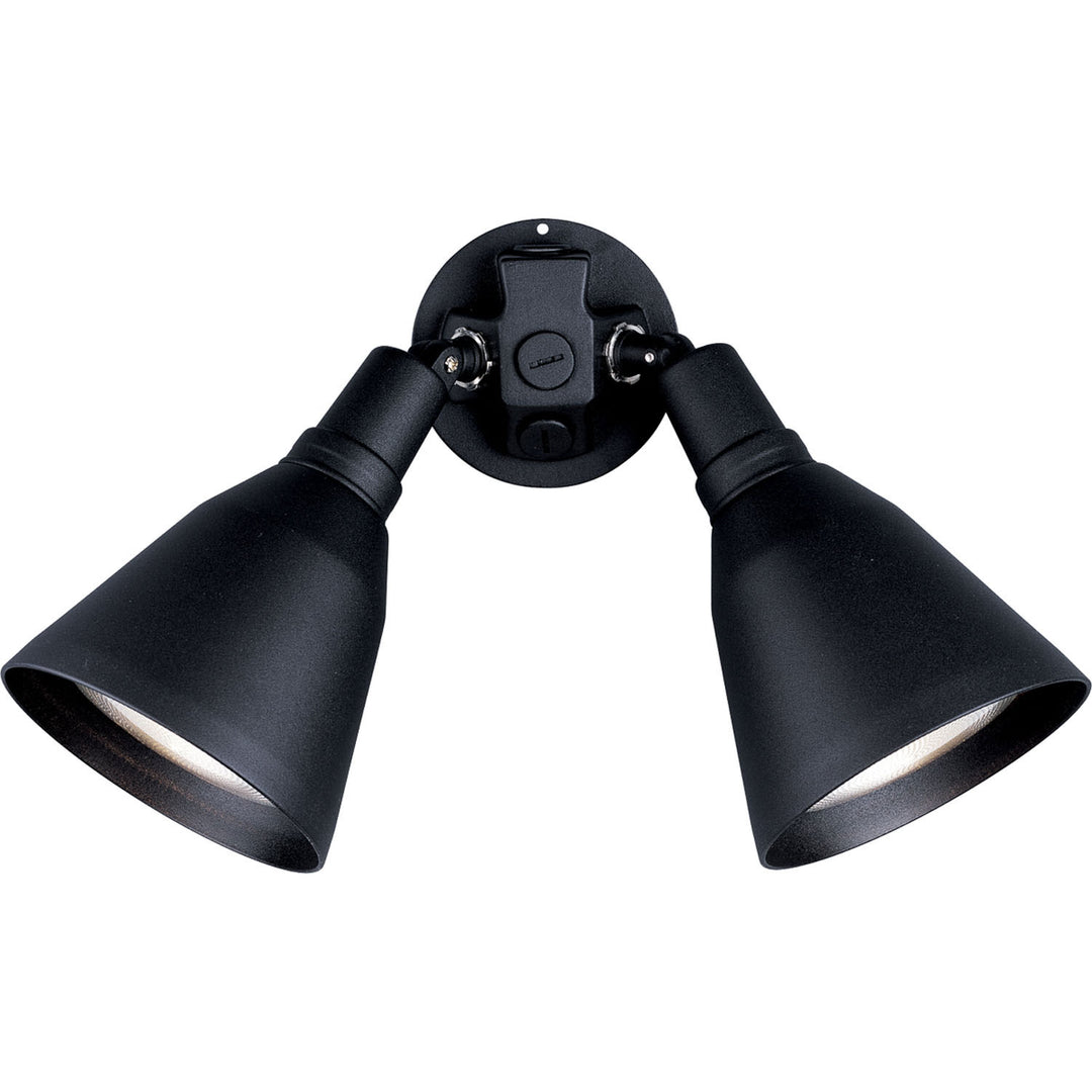 Progress Lighting P5203-31 Par Lampholder Two Light Wall Lantern Outdoor Black