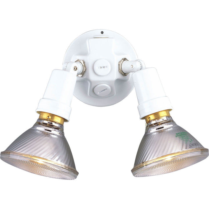 Progress Lighting P5207-30 Par Lampholder Two Light Wall Lantern Outdoor White