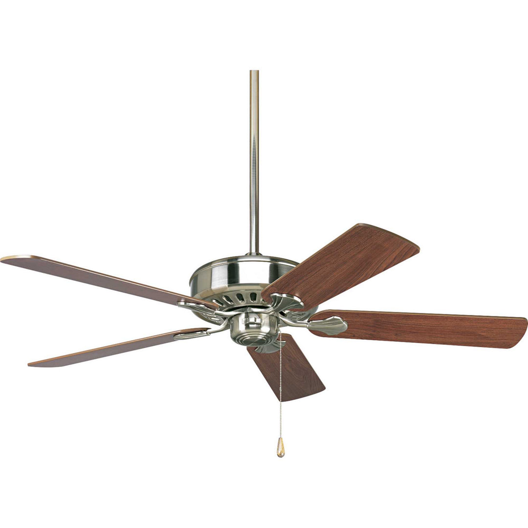 Progress Airpro Performance P2503-09 Ceiling Fan - Brushed Nickel, Cherry, Natural Cherry/