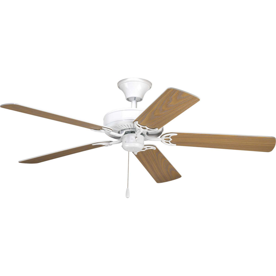 Progress Airpro Builder P2501-30 Ceiling Fan - White, Washed Oak, White/