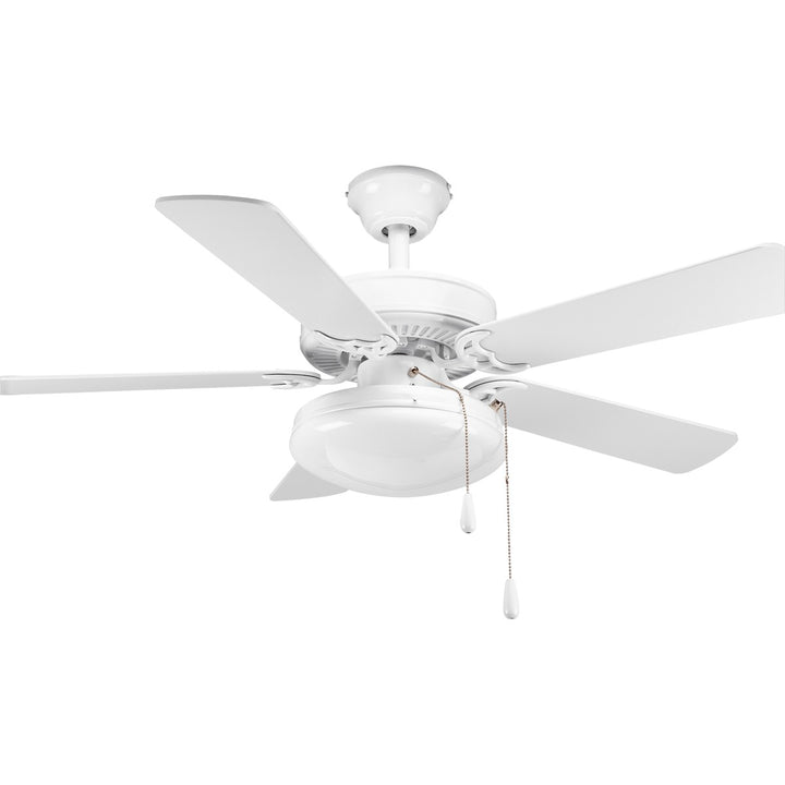 Progress Airpro Builder P2500-30 Ceiling Fan - White, Washed Oak, White/