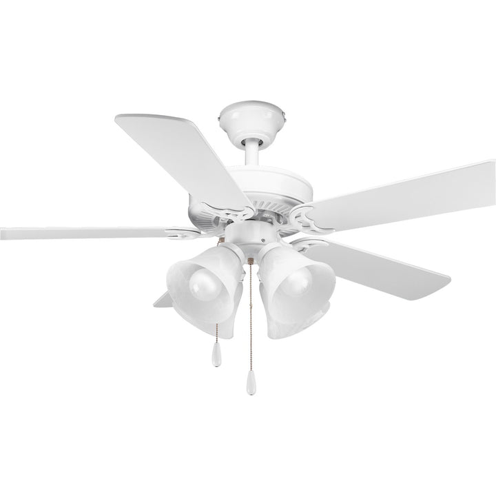 Progress Airpro Builder P2500-30 Ceiling Fan - White, Washed Oak, White/