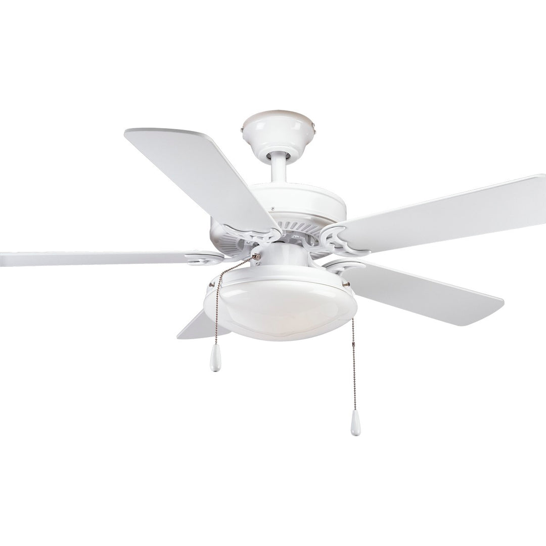 Progress Airpro Builder P2500-30 Ceiling Fan - White, Washed Oak, White/