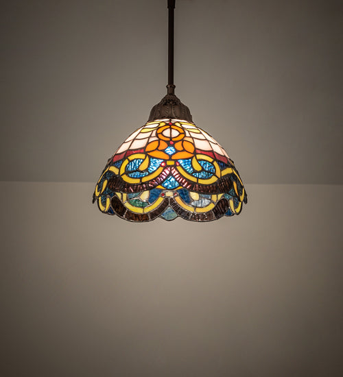 Meyda Tiffany Saturday Morning 139440 Pendant Light - Mahogany Bronze