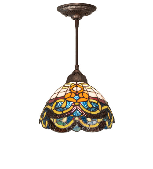 Meyda Tiffany Saturday Morning 139440 Pendant Light - Mahogany Bronze