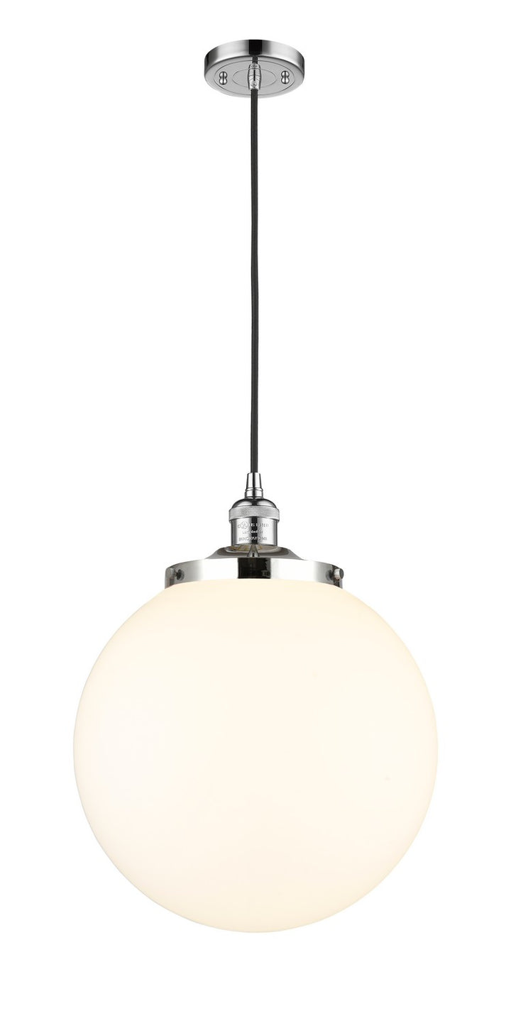 Innovations Franklin Restoration 201C-PC-G201-14 Pendant Light - Polished Chrome