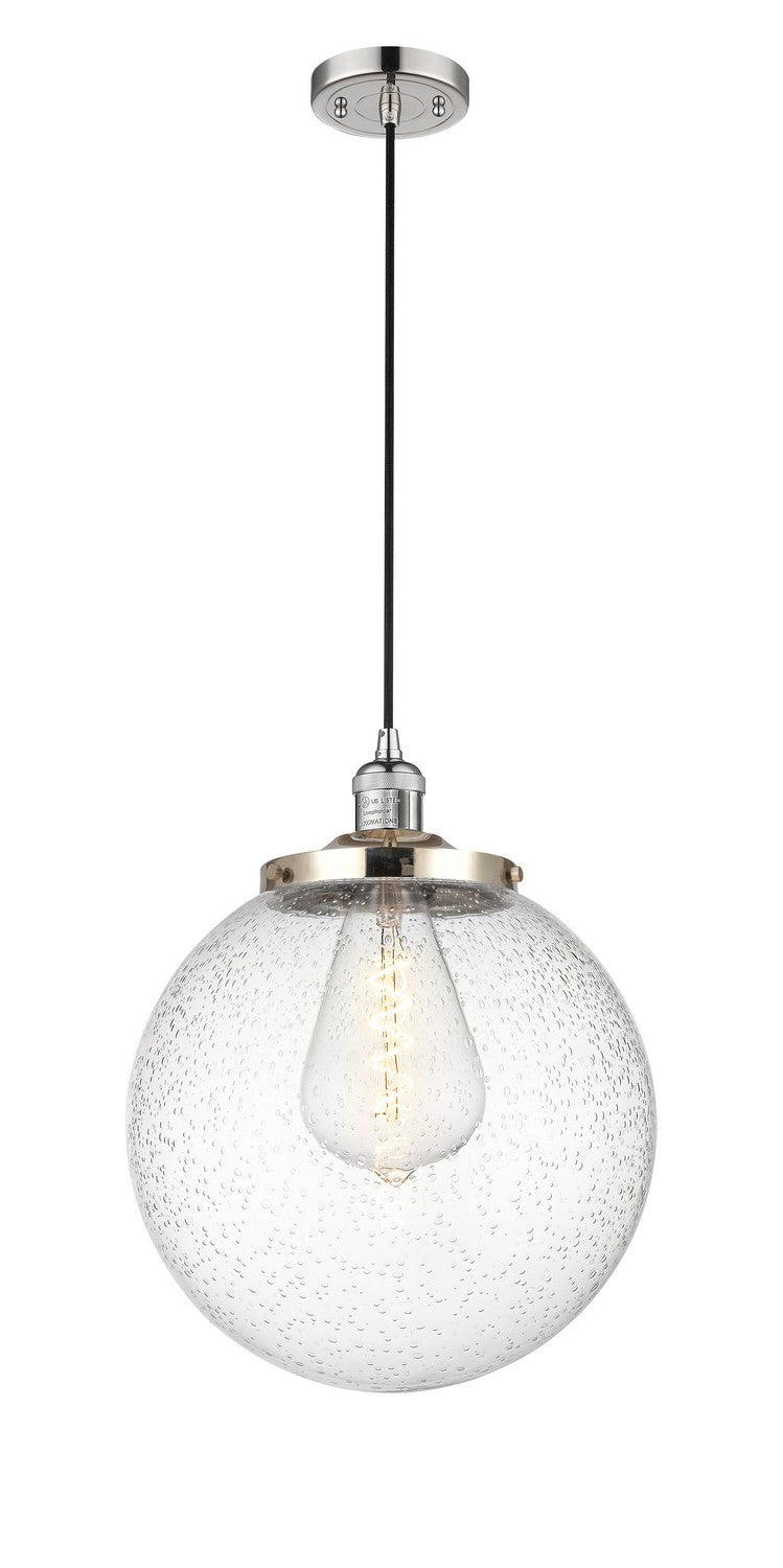 Innovations Franklin Restoration 201C-PN-G204-14 Pendant Light - Polished Nickel