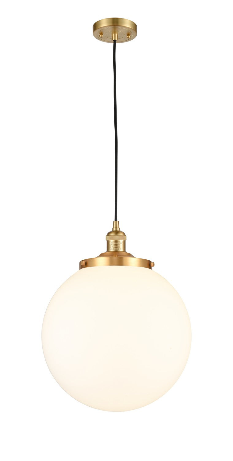 Innovations Franklin Restoration 201C-SG-G201-14 Pendant Light - Satin Gold