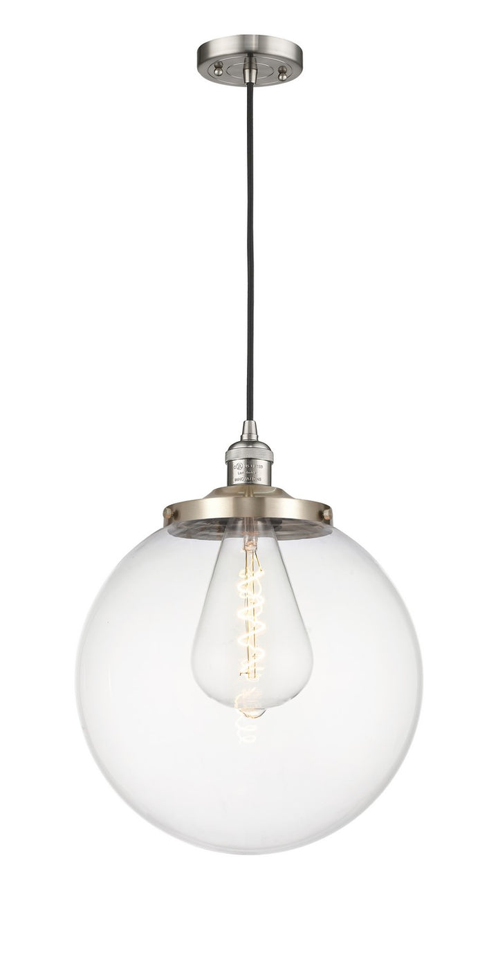 Innovations Franklin Restoration 201C-SN-G202-14 Pendant Light - Brushed Satin Nickel