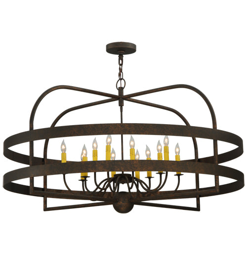 Meyda Tiffany Aldari 139590 Chandelier Light - Gilded Tobacco