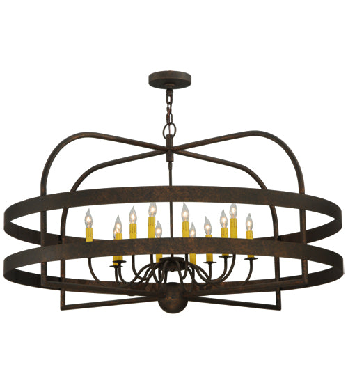 Meyda Tiffany Aldari 139590 Chandelier Light - Gilded Tobacco