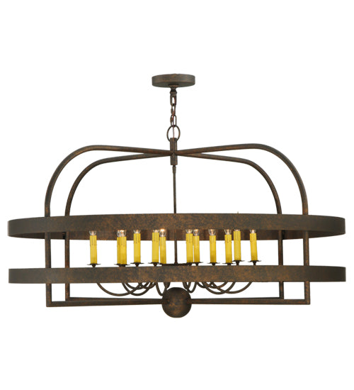 Meyda Tiffany Aldari 139590 Chandelier Light - Gilded Tobacco