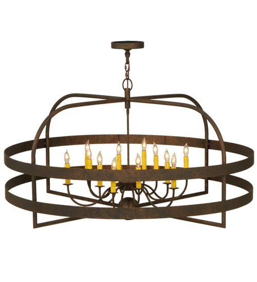 Meyda Tiffany Aldari 139590 Chandelier Light - Gilded Tobacco