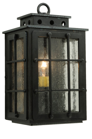 Meyda Tiffany Lighting 139653 Pontrefract One Light Wall Sconce Outdoor Bronze / Dark