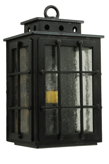 Meyda Tiffany Lighting 139653 Pontrefract One Light Wall Sconce Outdoor Bronze / Dark
