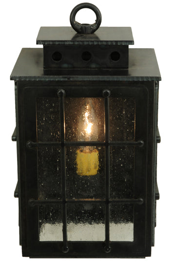 Meyda Tiffany Lighting 139653 Pontrefract One Light Wall Sconce Outdoor Bronze / Dark