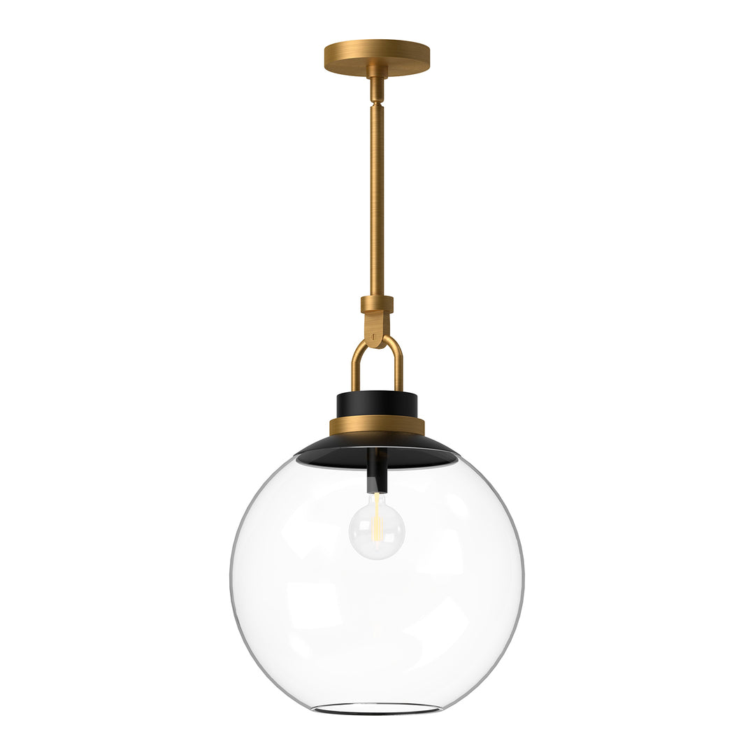 Alora Mood copperfield PD520516AGCL Pendant Light - Aged Gold/Clear Glass