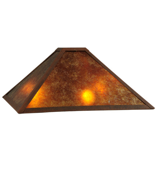Meyda Tiffany Lighting 140283 Mission Shade Lamp Shade Bronze / Dark