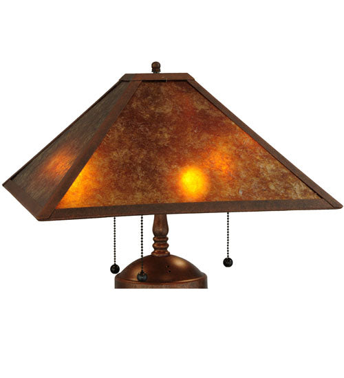 Meyda Tiffany Lighting 140283 Mission Shade Lamp Shade Bronze / Dark