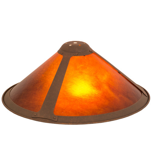 Meyda Tiffany Lighting 140285 Sutter Shade Lamp Shade Bronze / Dark
