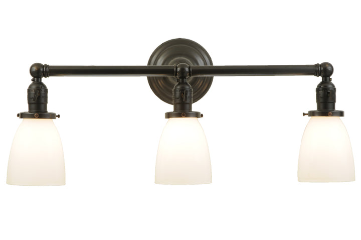 Meyda Tiffany Revival 140338 Bath Vanity Light 24 in. wide - Craftsman Brown