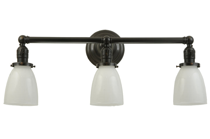 Meyda Tiffany Revival 140338 Bath Vanity Light 24 in. wide - Craftsman Brown