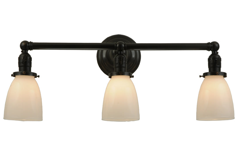 Meyda Tiffany Revival 140338 Bath Vanity Light 24 in. wide - Craftsman Brown