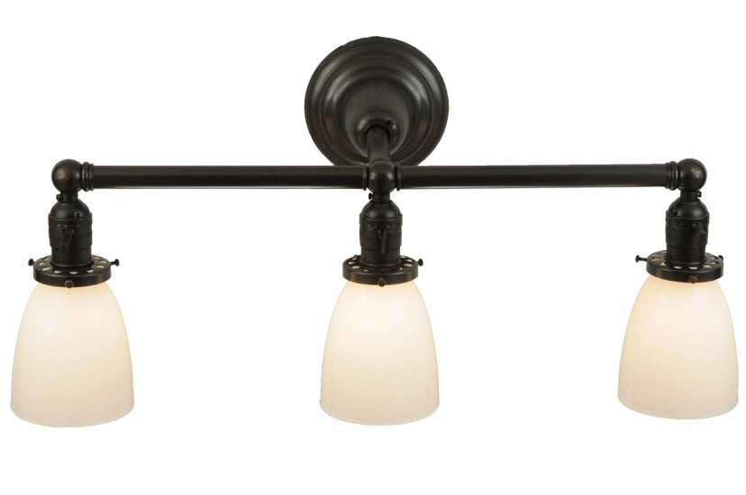 Meyda Tiffany Revival 140338 Bath Vanity Light 24 in. wide - Craftsman Brown