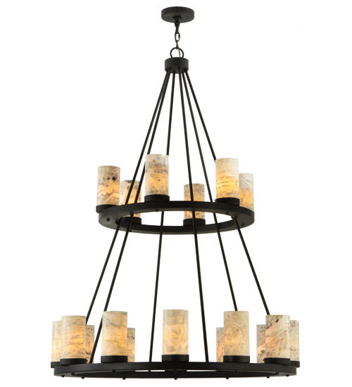 Meyda Tiffany Loxley 140432 Chandelier Light - Chestnut