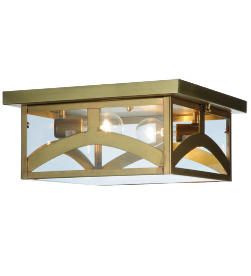 Meyda Tiffany Hyde Park 140498 Ceiling Light - Satin Brass