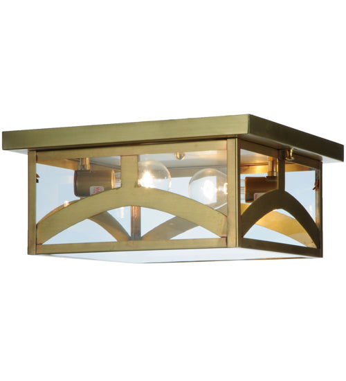 Meyda Tiffany Hyde Park 140498 Ceiling Light - Satin Brass