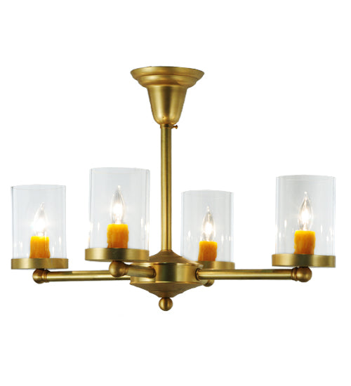 Meyda Tiffany Bakersfield 140502 Ceiling Light - Satin Brass