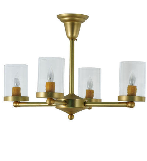 Meyda Tiffany Bakersfield 140502 Ceiling Light - Satin Brass