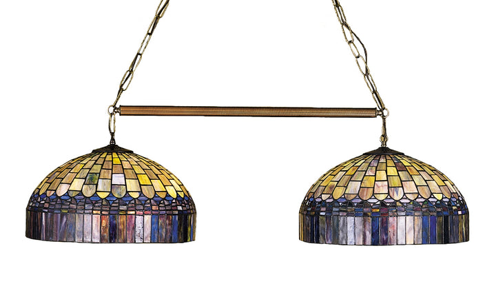 Meyda Tiffany Tiffany Candice 28515 Pendant Light - Green/Blue Pbag