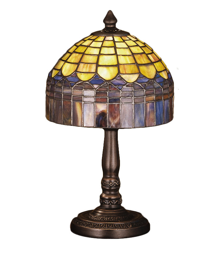 Meyda Tiffany Lighting 29485 Tiffany Candice Mini Lamp Lamp Bronze / Dark