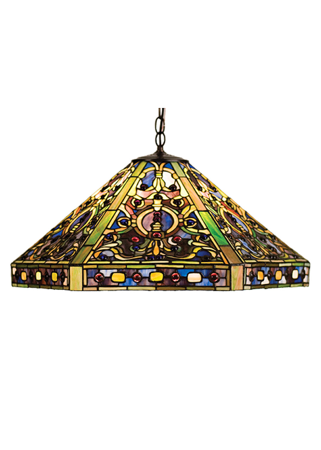 Meyda Tiffany Tiffany Elizabethan 31118 Pendant Light - Timeless Bronze