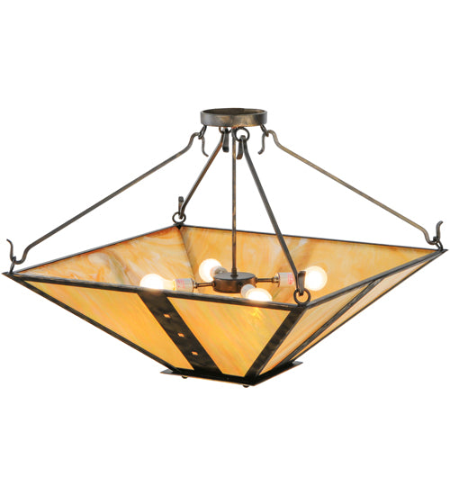 Meyda Tiffany Zandra 140660 Ceiling Light - Antique