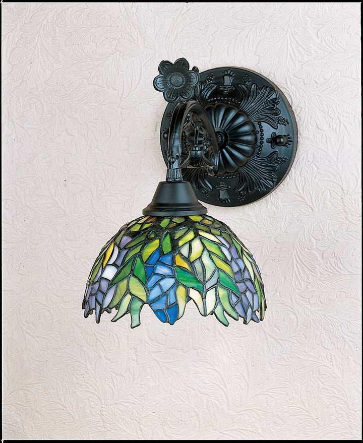 Meyda Tiffany Tiffany Honey Locust 27387 Wall Light - Lt Blue Pr Lt Green