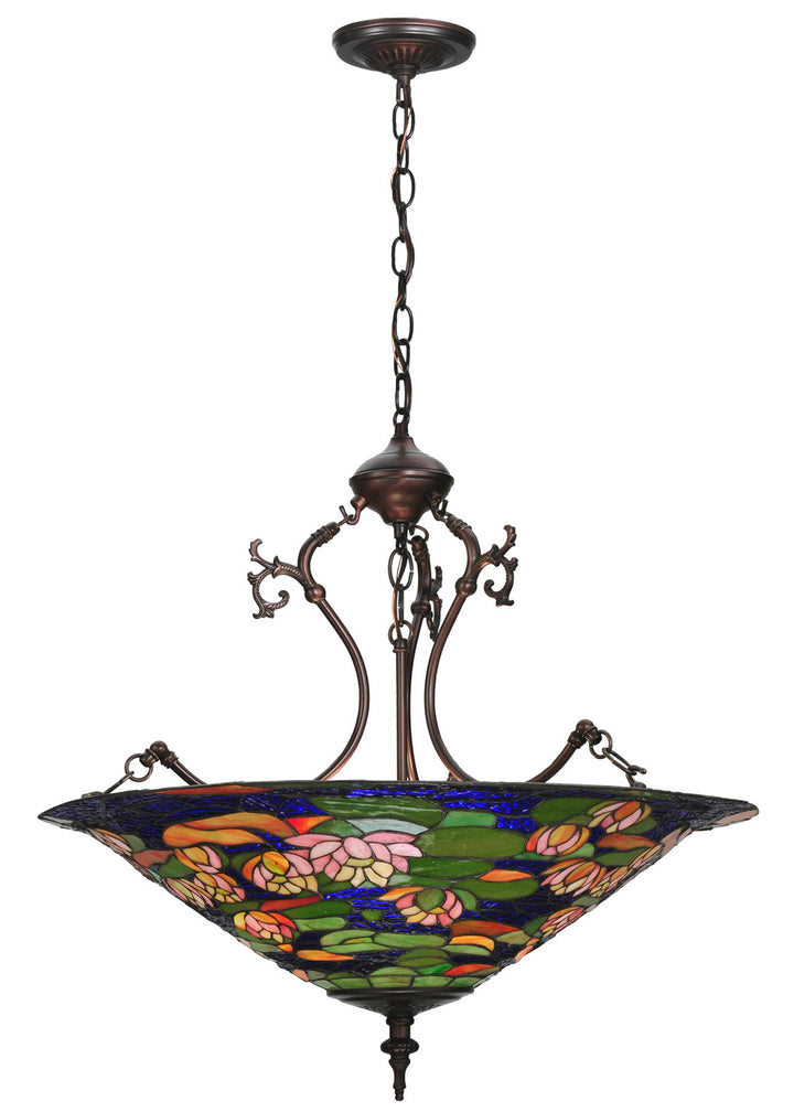 Meyda Tiffany Tiffany Pond Lily 32313 Pendant Light - Vacr Pink