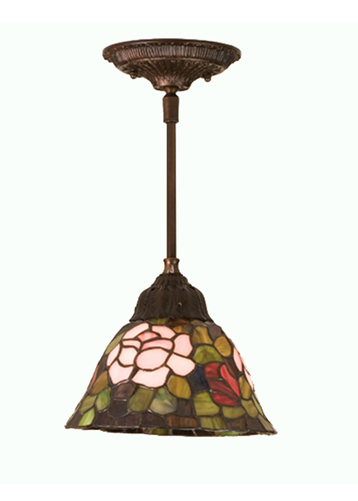 Meyda Tiffany Tiffany Rosebush 48927 Pendant Light - Rust