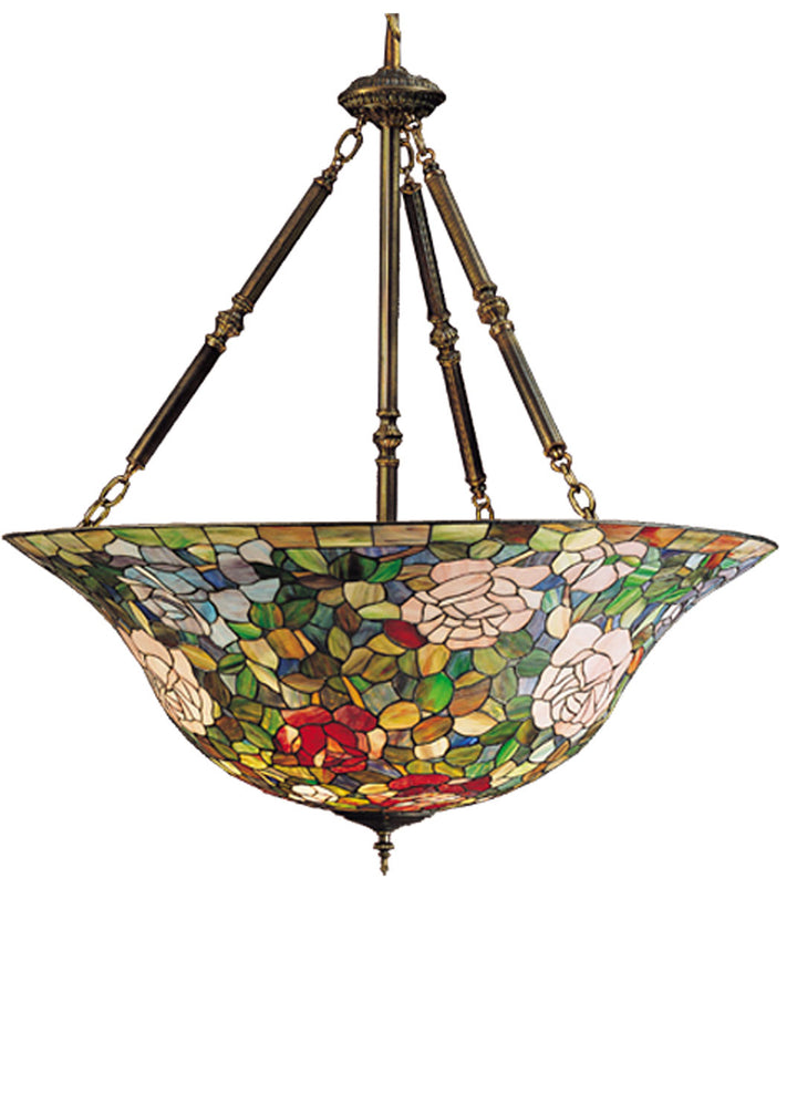 Meyda Tiffany Tiffany Rosebush 26554 Pendant Light - Verdigris