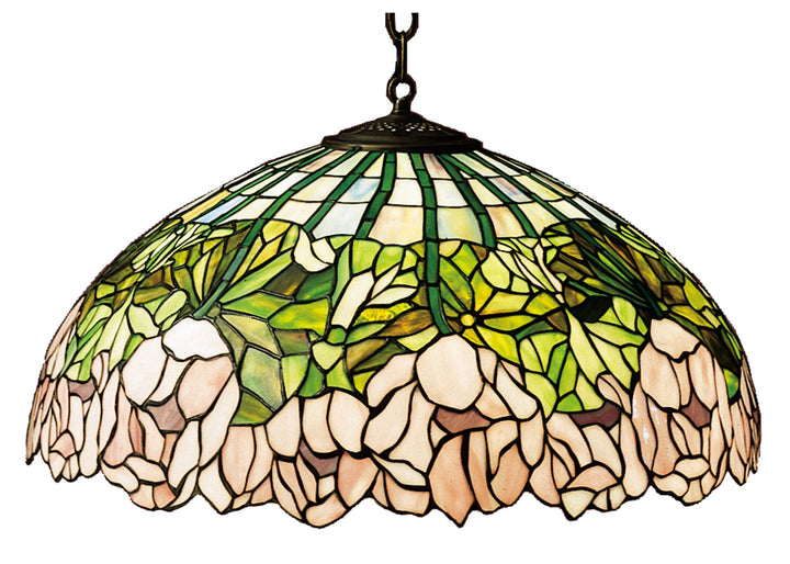 Meyda Tiffany Tiffany Cabbage Rose 31144 Pendant Light - Tarnished Copper